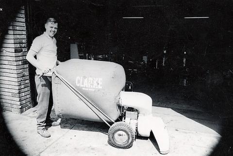 AAYS Founder With Early Rental Equipment 1960s