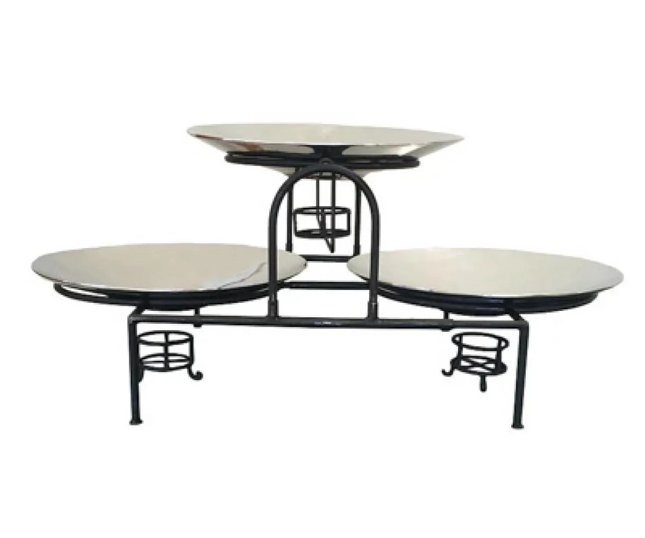 Zen 3 Piece Round Tiered Serving Set