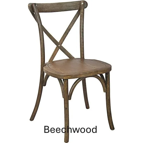Cross Back Chair Beechwood