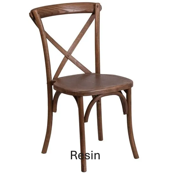 Cross Back Chair Resin