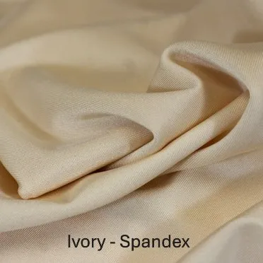 Ivory Spandex Linen