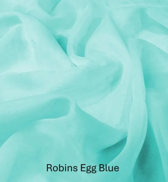 Sheer Drape Robins Egg Blue