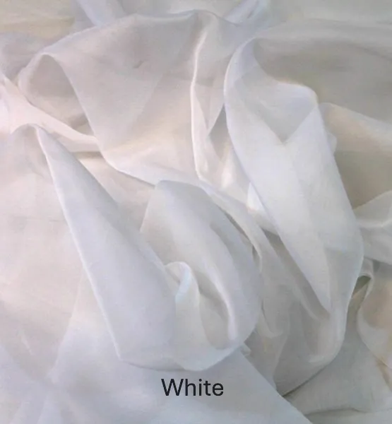 Sheer Drape White