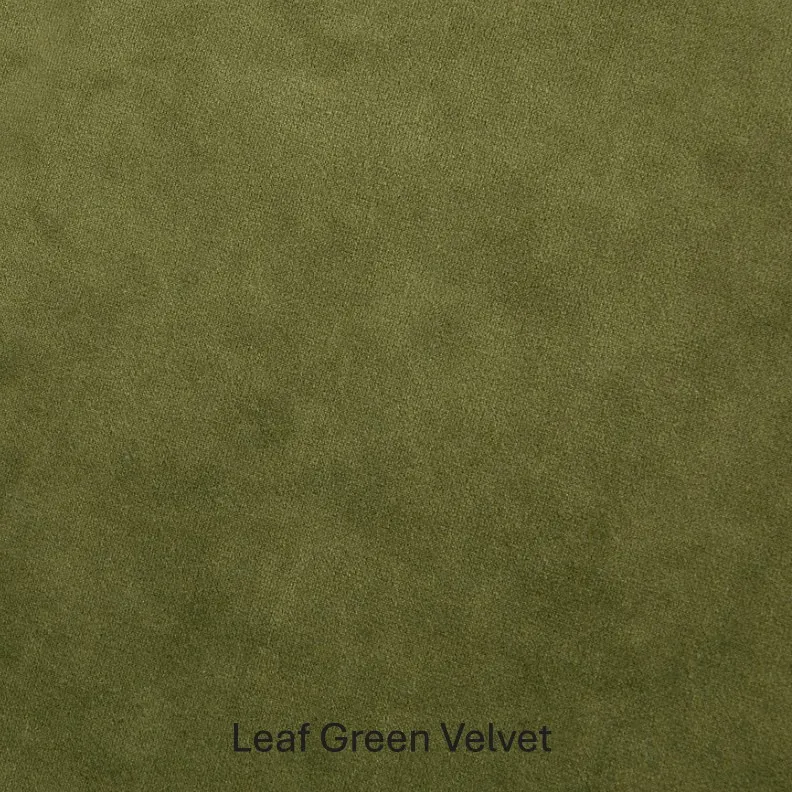 Velvet Drape Leaf Green