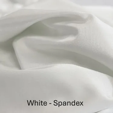White Spandex Linen