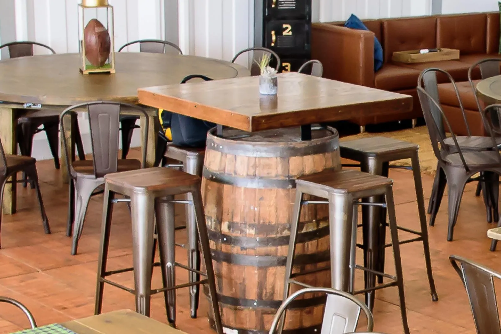 Whiskey Barrel Bistro Table