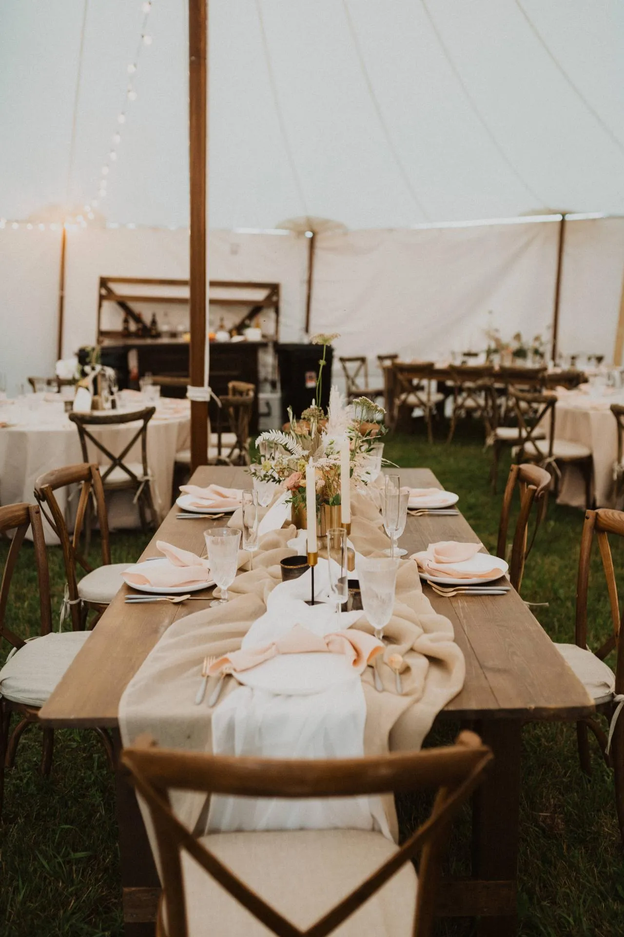 boho-chic-wedding-3 Boho chic sailcloth tent wedding