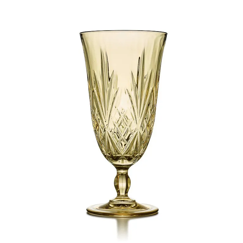Melodia Amber Water Glass