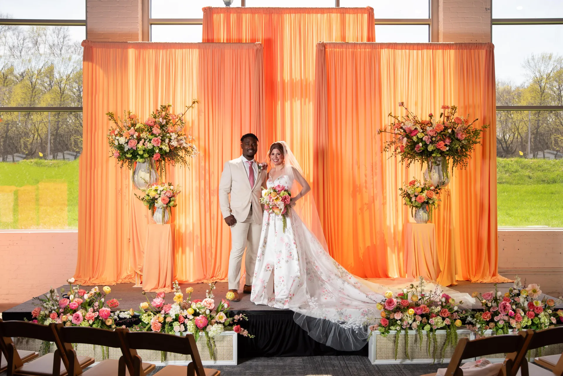 summer sunset styled shoot